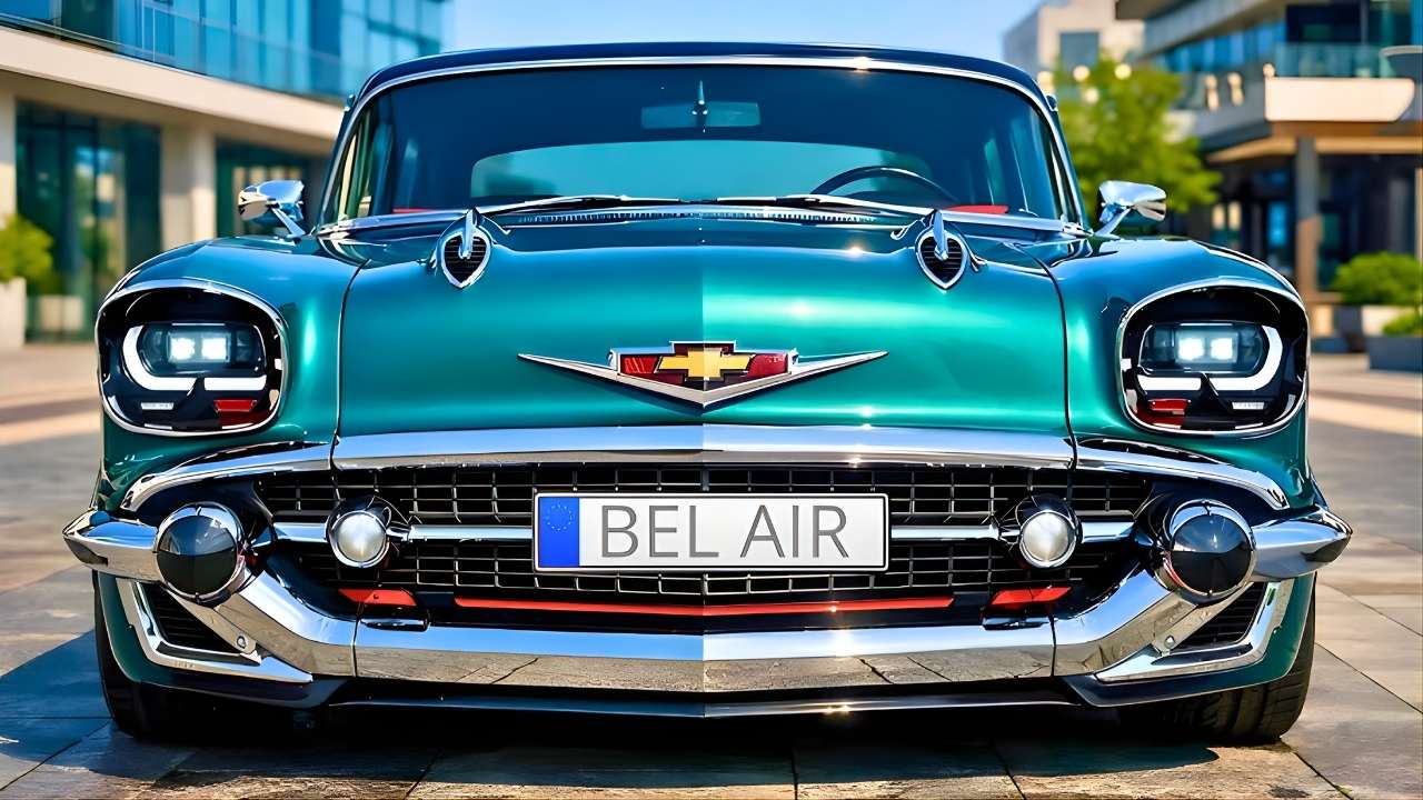 New Chevy Bel Air Blends Vintage Styling With Updated Performance And Contemporary Interior Technology