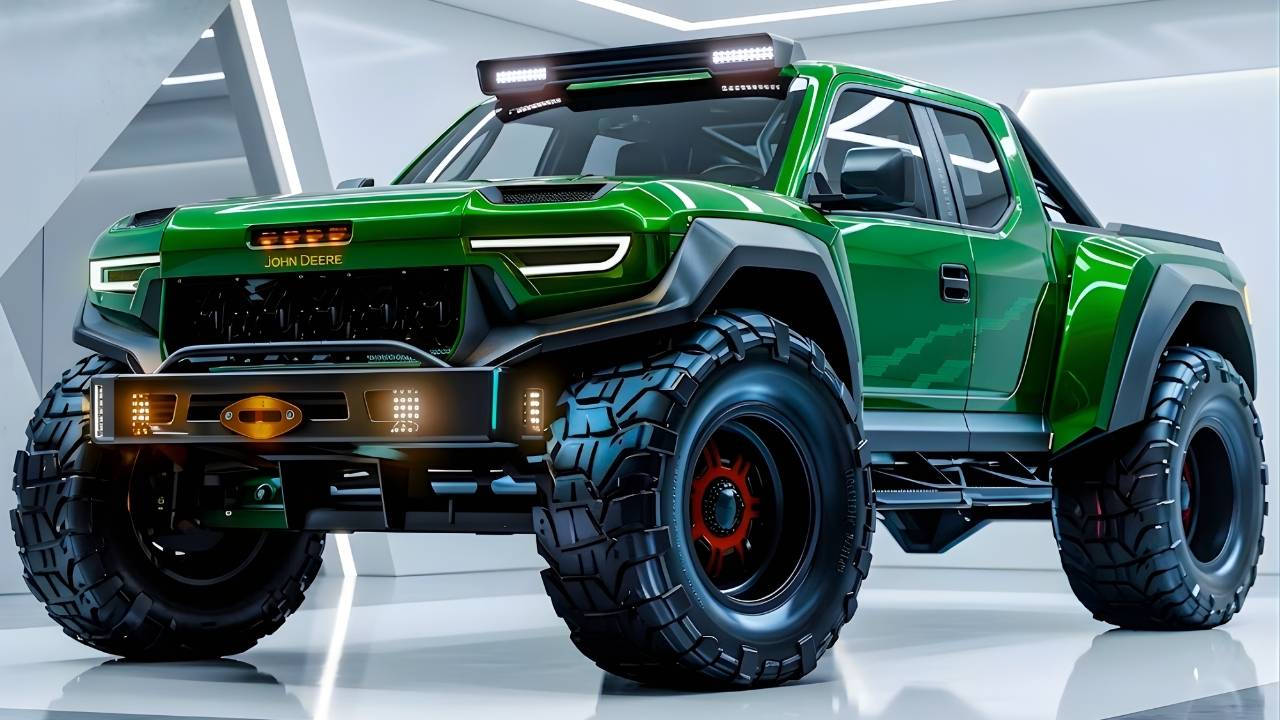 John Deere Pickup Concept Brings Farm Ready Strength With Modern Technology And Reliable Heavy Duty Capability